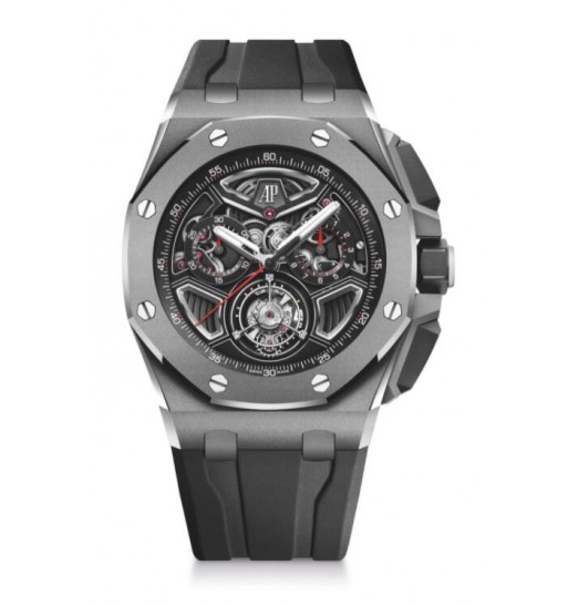 Audemars Piguet Royal Oak Offshore Selfwinding Flying Tourbillon Cronografo Titanio Edicion limitada 26622TI.GG.D002CA.01 réplica de reloj
