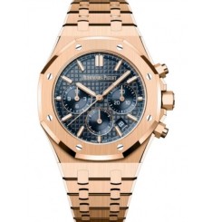 Audemars Piguet Royal Oak Automatico Cronografo Oro rosa 38 mm Esfera azul 26715OR.OO.1356OR.01 réplica de reloj Audemars Piguet Royal Oak Automatico Cronografo Oro rosa 38 mm Esfera azul 26715OR.OO.1356OR.01 réplica de reloj