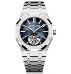 Audemars Piguet Royal Oak Automatico Flying Tourbillion Acero Inoxidable 41mm Azul 26730ST.OO.1320ST.01 réplica de reloj Audemars Piguet Royal Oak Automatico Flying Tourbillion Acero Inoxidable 41mm Azul 26730ST.OO.1320ST.01 réplica de reloj