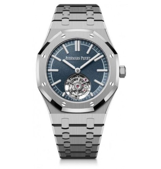 Audemars Piguet Royal Oak Automatico Flying Tourbillion Titanio 41mm Azul 26730TI.OO.1320TI.01 réplica de reloj