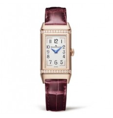 Jaeger-LeCoultre Reverso Duetto Rosa Oro Plata 3342520 réplica de reloj