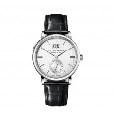 A Lange&Sohne 381.026 Saxonia Gran Fecha Oro blanco / Plata réplica de reloj