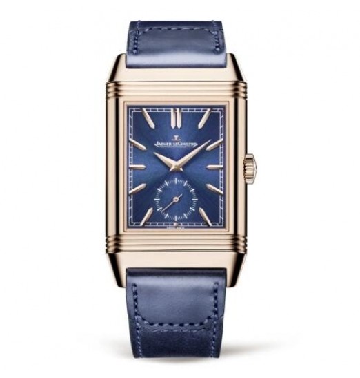 Jaeger-LeCoultre Reverso Tribute Duoface Fagliano oro rosa azul marcar 398258J réplica de reloj Jaeger-LeCoultre Reverso Tribute Duoface Fagliano oro rosa azul marcar 398258J réplica de reloj