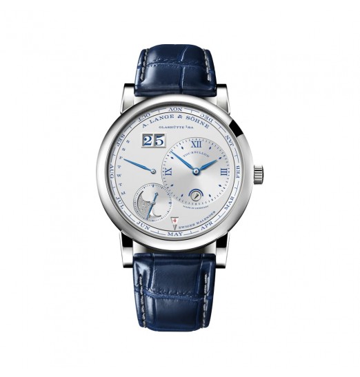 A Lange&Sohne LANGE 1 TOURBILLON CALENDARIO PERPETUO 25 Aniversario Oro blanco 18 quilates 720.066 réplica de reloj