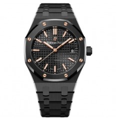 Audemars Piguet Royal Oak Automatico 50th Anniversary Ceramica Negra 34mm Esfera Negra 77350CE.OO.1266CE.01.A réplica de reloj
