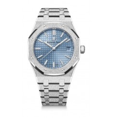 Audemars Piguet Royal Oak Selfwinding 34 Frosted White Gold Blue 77353BC.GG.1263BC.01 réplica de reloj Audemars Piguet Royal Oak Selfwinding 34 Frosted White Gold Blue 77353BC.GG.1263BC.01 réplica de reloj