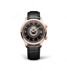 Jaeger-LeCoultre Master Control Memovox temporizador rosa oro negro marcar Q410257J réplica de reloj