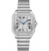 Diamante mediano Cartier Santos con W4SA0005 intercambiable réplica de reloj