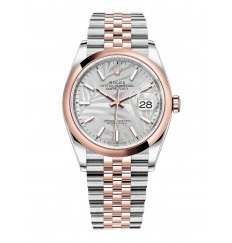 Rolex Datejust 36 Rolesor Oystersteel Oro Everose de 18 quilates M126201-0031 réplica de reloj