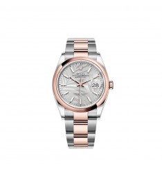 Rolex Datejust 36 Rolesor Oystersteel Oro Everose de 18 quilates M126201-0032 réplica de reloj