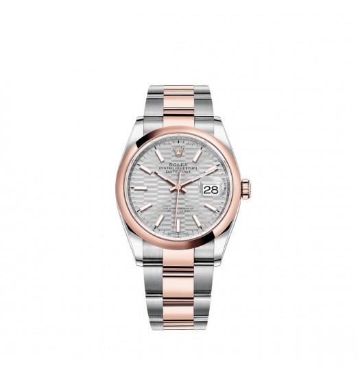 Rolex Datejust 36 Rolesor Oystersteel y oro Everose de 18 quilates M126201-0034 réplica de reloj
