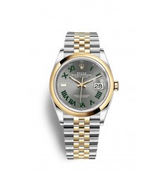 Rolex Datejust 36 Oystersteel y oro amarillo M126203-0035 réplica de reloj