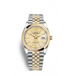 Rolex Datejust 36 Oystersteel y oro amarillo M126203-0037 réplica de reloj