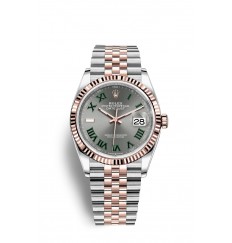 Rolex Datejust 36 Oystersteel y oro Everose M126231-0029 réplica de reloj