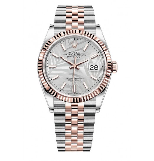 Rolex Datejust 36 Rolesor Oystersteel Everose oro M126231-0031 réplica de reloj