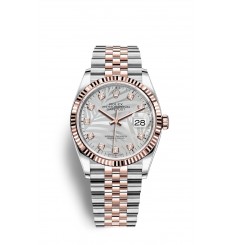 Rolex Datejust 36 Oystersteel y oro Everose M126231-0037 réplica de reloj Rolex Datejust 36 Oystersteel y oro Everose M126231-0037 réplica de reloj