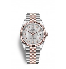 Rolex Datejust 36 Oystersteel y oro Everose M126231-0039 réplica de reloj