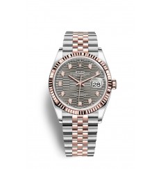 Rolex Datejust 36 Oystersteel y oro Everose M126231-0041 réplica de reloj