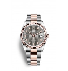 Rolex Datejust 36 Oystersteel y oro Everose M126231-0042 réplica de reloj