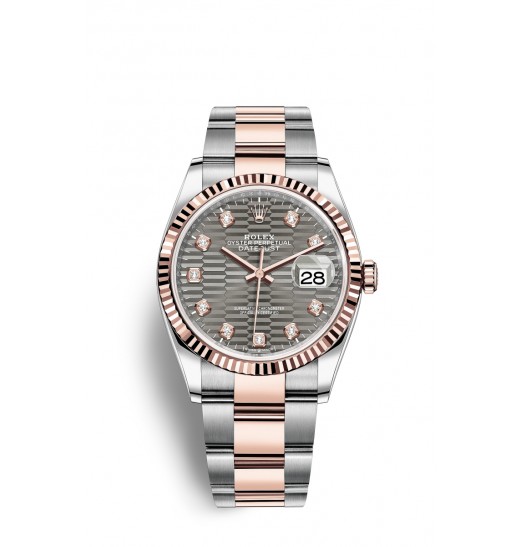 Rolex Datejust 36 Oystersteel y oro Everose M126231-0042 réplica de reloj Rolex Datejust 36 Oystersteel y oro Everose M126231-0042 réplica de reloj