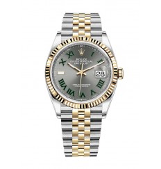 Rolex Datejust 36 Rolesor Oystersteel y oro amarillo M126233-0035 réplica de reloj