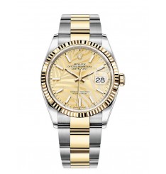 Rolex Datejust 36 Rolesor combinacion de acero Oystersteel y oro amarillo M126233-0038 réplica de reloj Rolex Datejust 36 Rolesor combinacion de acero Oystersteel y oro amarillo M126233-0038 réplica de reloj