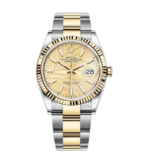 Rolex Datejust 36 Rolesor combinacion de acero Oystersteel y oro amarillo M126233-0038 réplica de reloj Rolex Datejust 36 Rolesor combinacion de acero Oystersteel y oro amarillo M126233-0038 réplica de reloj