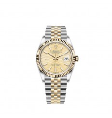 Rolex Datejust 36 Rolesor combinacion de acero Oystersteel y oro amarillo de 18 quilates M126233-0039 réplica de reloj