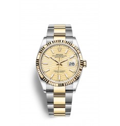 Rolex Datejust 36 Oystersteel y oro amarillo M126233-0040 réplica de reloj Rolex Datejust 36 Oystersteel y oro amarillo M126233-0040 réplica de reloj