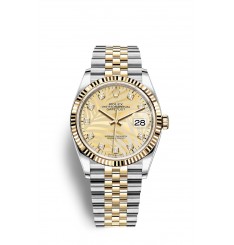 Rolex Datejust 36 Oystersteel y oro amarillo M126233-0043 réplica de reloj Rolex Datejust 36 Oystersteel y oro amarillo M126233-0043 réplica de reloj