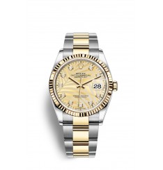Rolex Datejust 36 Oystersteel y oro amarillo M126233-0044 réplica de reloj Rolex Datejust 36 Oystersteel y oro amarillo M126233-0044 réplica de reloj