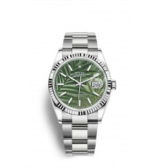 Rolex Datejust 36 Oystersteel y oro blanco M126234-0048 réplica de reloj Rolex Datejust 36 Oystersteel y oro blanco M126234-0048 réplica de reloj
