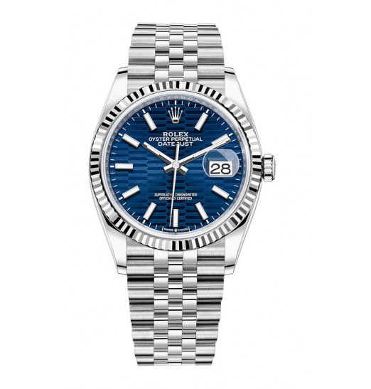 Rolex Datejust 36 Rolesor Oystersteel oro blanco de 18 quilates M126234-0049 réplica de reloj