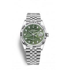 Rolex Datejust 36 Oystersteel y oro blanco M126234-0055 réplica de reloj
