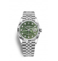 Rolex Datejust 36 Oystersteel y oro blanco M126234-0055 réplica de reloj