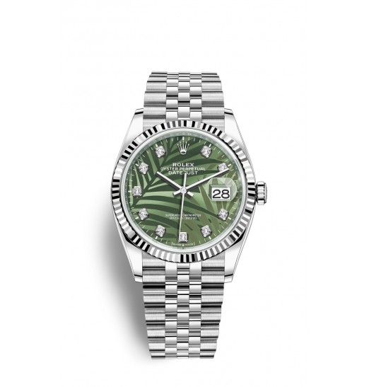 Rolex Datejust 36 Oystersteel y oro blanco M126234-0055 réplica de reloj