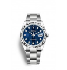 Rolex Datejust 36 Oystersteel y oro blanco M126234-0058 réplica de reloj