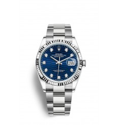 Rolex Datejust 36 Oystersteel y oro blanco M126234-0058 réplica de reloj Rolex Datejust 36 Oystersteel y oro blanco M126234-0058 réplica de reloj