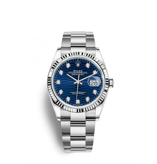 Rolex Datejust 36 Oystersteel y oro blanco M126234-0058 réplica de reloj Rolex Datejust 36 Oystersteel y oro blanco M126234-0058 réplica de reloj
