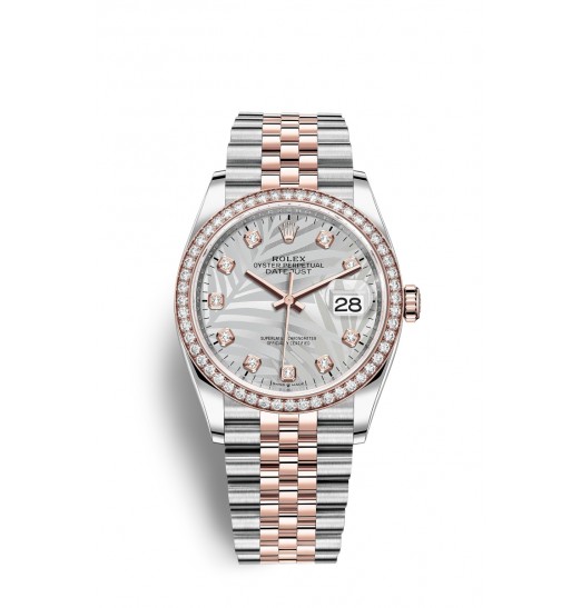 Rolex Datejust 36 Oystersteel Oro Everose y diamantes M126281RBR-0025 réplica de reloj Rolex Datejust 36 Oystersteel Oro Everose y diamantes M126281RBR-0025 réplica de reloj