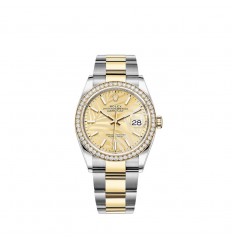 Rolex Datejust 36 Amarillo Rolesor Oystersteel Oro amarillo de 18 quilates M126283RBR-0024 réplica de reloj