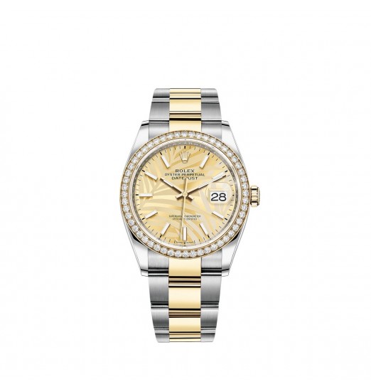 Rolex Datejust 36 Amarillo Rolesor Oystersteel Oro amarillo de 18 quilates M126283RBR-0024 réplica de reloj