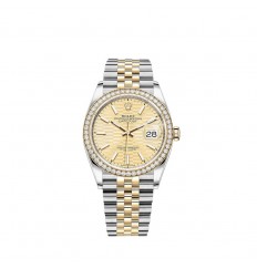 Rolex Datejust 36 Yellow Rolesor combinacion de Oystersteel gold M126283RBR-0025 réplica de reloj