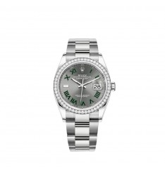 Rolex Datejust 36 Rolesor Oystersteel y oro blanco de 18 quilates M126284RBR-0038 réplica de reloj