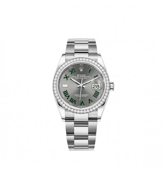 Rolex Datejust 36 Rolesor Oystersteel y oro blanco de 18 quilates M126284RBR-0038 réplica de reloj