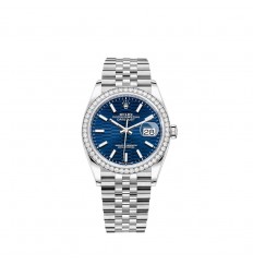 Rolex Datejust 36 Rolesor combinacion de acero Oystersteel y oro blanco de 18 quilates M126284RBR-0041 réplica de reloj