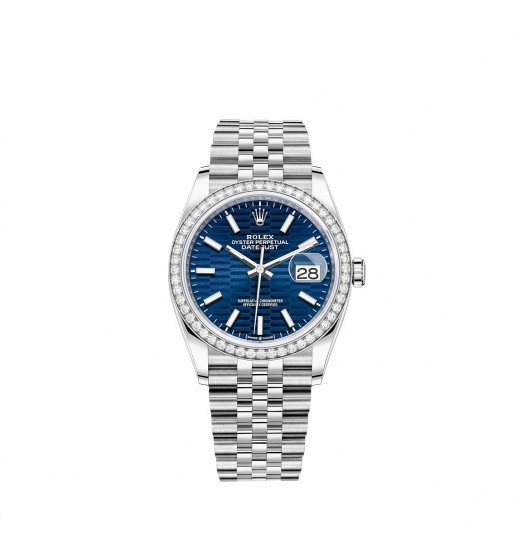 Rolex Datejust 36 Rolesor combinacion de acero Oystersteel y oro blanco de 18 quilates M126284RBR-0041 réplica de reloj Rolex Datejust 36 Rolesor combinacion de acero Oystersteel y oro blanco de 18 quilates M126284RBR-0041 réplica de reloj