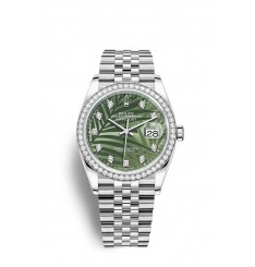 Rolex Datejust 36 Oystersteel y oro blanco Diamantes M126284RBR-0047 réplica de reloj Rolex Datejust 36 Oystersteel y oro blanco Diamantes M126284RBR-0047 réplica de reloj
