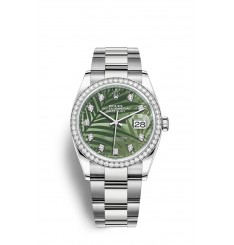 Rolex Datejust 36 Oystersteel y oro blanco M126284RBR-0048 réplica de reloj Rolex Datejust 36 Oystersteel y oro blanco M126284RBR-0048 réplica de reloj
