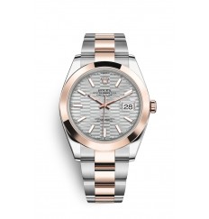 Rolex Datejust 41 Oystersteel y oro Everose M126301-0017 réplica de reloj
